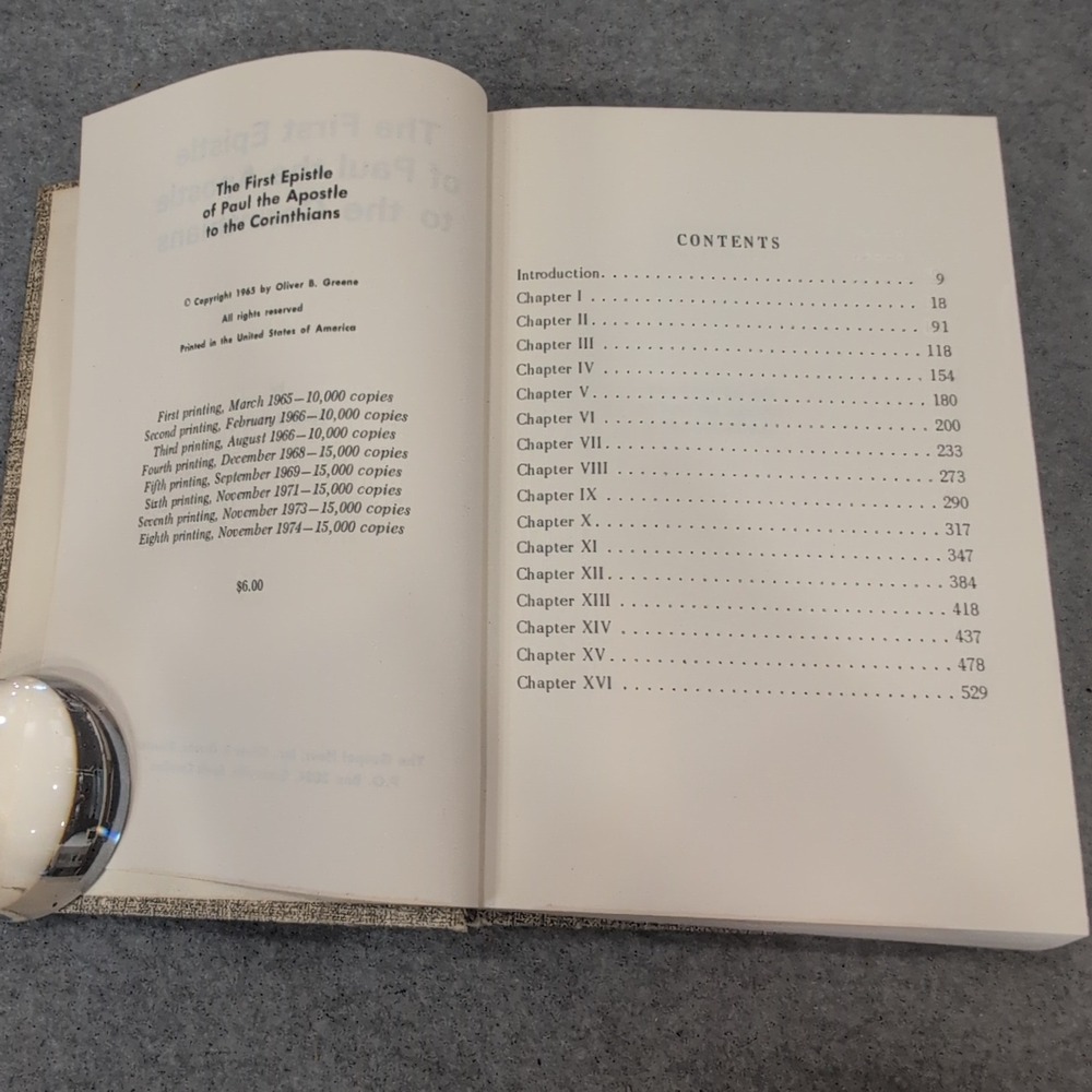 Oliver B Greene First Second Epistle Paul to the Corinthians 2 Vol Book Set VG - Picture 6 of 7